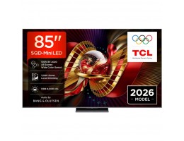 TV sprejemnik TCL 85,0" 215,9 cm 85C8L 3840x2160 SQD miniLED Google TV 4xHDMI 2xUSB BT WiFi RJ45  HDR10+