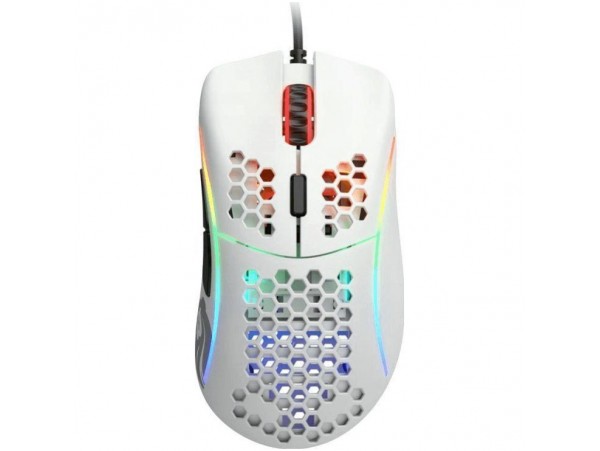 Gaming miška USB Glorious Model D M, bela (GD-GWHITE)