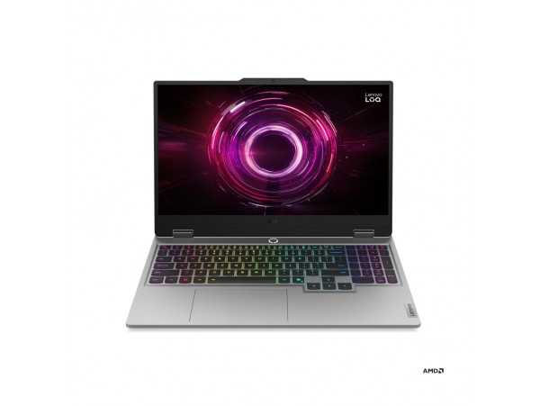 Prenosnik Lenovo 39,6 cm (15,6") LOQ 15 1920x1080 IPS G-SYNC 300nit 144Hz Ryzen 7 250/16GB/SSD1TB/BL RGB/RTX5060-8GB/Win11Home (83JG004MSC)