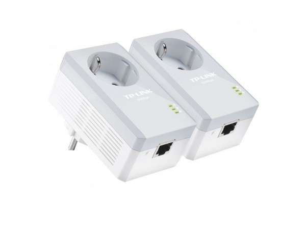 HPAV Powerline 1xLAN RJ45 220V TP-Link 600Mbit/s (1+1) (TL-PA4010PKIT)