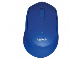 Miš Logitech brezžična optična M330 modra silent plus (910-004910)