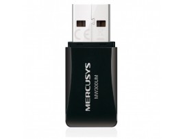 Brezžični mrežni adapter USB 2.0 MERCUSYS WiFi4 802.11n N300 300Mbit/s Nano (MW300UM)