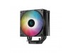 Zračni hladilnik DeepCool AG400 Digital - 120mm 31,6 dB 153mm ARGB črna (R-AG400-BKADMN-G-1)