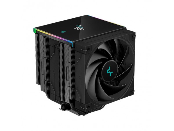 Zračni hladilnik DeepCool AK620 Digital - 28 dB 162mm RGB črna (R-AK620-BKADMN-G)