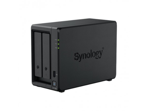NAS ohišje Synology DS725+ 2x3.5'' SATA HDD/SSD 2x M.2 NVMe AMD Ryzen R1600 2-core (4-thread) 2.6 GHz 4GB DDR4 ECC SODIMM 1xRJ-45 1GbE, 1xRJ45 2.5GbE 1xUSB 3.2 Gen1 1xeSATA USB-C