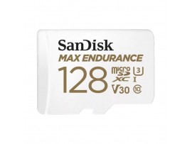 Spominska kartica microSDXC 128GB Sandisk Max Endurance 100MB/s/40MB/s U3 V30 UHS-I +adapter (SDSQQVR-128G-GN6IA)