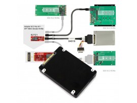 Disk SSD 6,4cm (2,5")   800GB PCIe Gen3 U.2 PM1725  3000/2000MB/s (MZWLK800HCHP) + PCIe xM.2 adapter