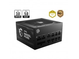 Napajalnik - 850W MSI MAG A850GL Gold 80Plus Gold 90% ATX 3.0 (Gen5) Modular 120mm črna (306-7ZP8A11-CE0)