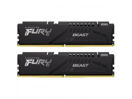 DDR5 16GB 6000MHz CL40 KIT (2x 8GB) Kingston Fury Beast 1,35V Fury črna (KF560C36BBEK2-16)