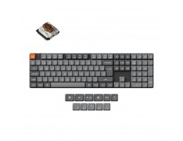 Mehanska Tipkovnica brezžična Keychron K5 Max QMK/VIA UK | črna RGB (Brown switch) (K5M-H3-UK)