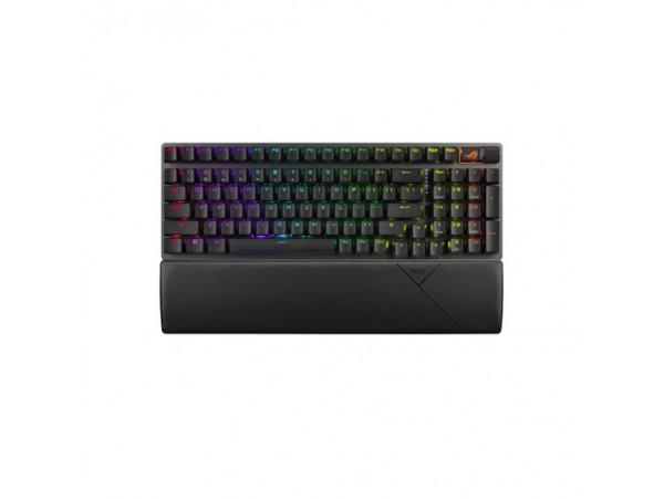 Gaming Tipkovnica brezžična, USB Asus ROG Strix Scope II 96 US | črna RGB (90MP037A-BKUA01)