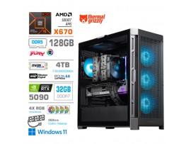 Računalnik MEGA TWR S11 R9-9950X3D/RTX5090/128GB-DDR5/4TB-4.0/1050W/Win11Home/črna RGB