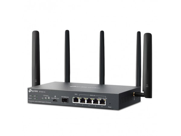 Usmerjevalnik brezžični mrežni sistem TP-Link Omada ER706W-4G AX3000 2402Mbit/s 4G 4xLAN+WAN+SFP 5x antena ()