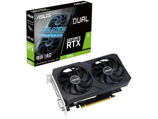 Grafična kartica nVidia RTX3050 Asus Dual V2 - 8GB GDDR6 (90YV0GH7-M0NA00)