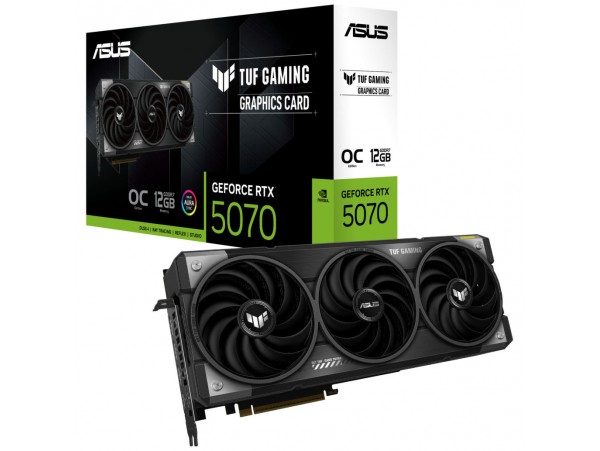 Grafična kartica nVidia RTX5070 Asus TUF OC Edition - 12GB GDDR7 (90YV0LZ0-M0NA00)