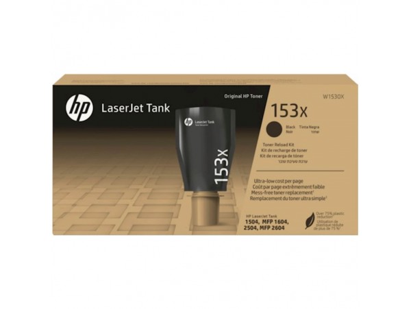 TONER HP 153X ČRN za LaserJet Tank MFP 1602/1604/2602/2603/2604/2605/2606 za 5.000 strani (W1530X)