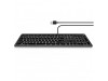 Tipkovnica Ewent USB Illuminated Scissor črna SLO EW3271