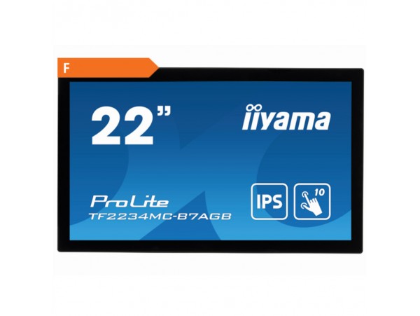 Monitor touch Iiyama 54,6 cm (21,5") TF2234MC-B7AGB 1920x1080 POS IPS 8ms VGA HDMI DisplayPort USB2.0  6H ProLite 10-point multi-touch open-frame