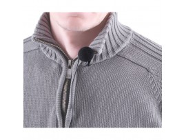 Brezžični naglavni mikrofon s sprejemnikom TREVI EM408 6,3mm UHF 677MHz domet do 20m črn