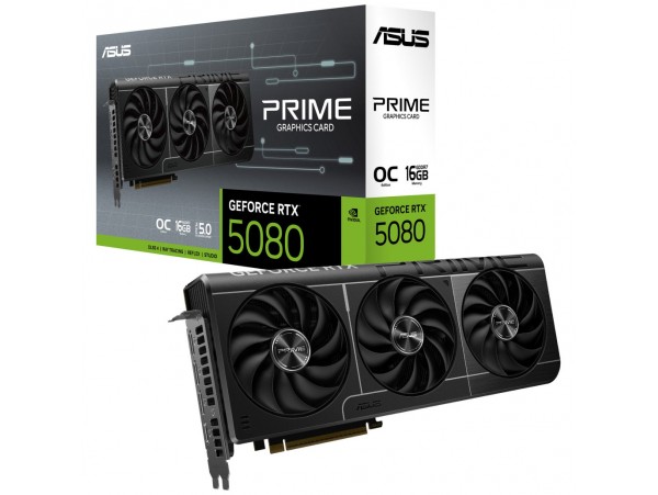 Grafična kartica nVidia RTX5080 Asus Prime OC Edition - 16GB GDDR7 (90YV0LX0-M0NA00)