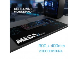 Podloga za miško MEGA mikrovlakna 900x400x3mm XXL vodoodporna črna (6669990)