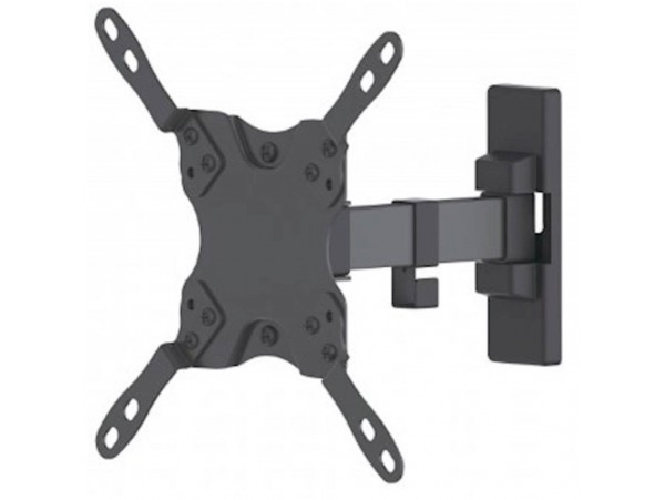 Nosilec stenski Manhattan za monitor 13"-42" do 20kg dvo sklepni naklon +5° do -12° črne barve (461399)
