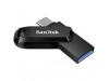 Spominski ključek 64GB USB-C USB3.2 Sandisk Dual Drive Go 150MB/s plastičen vrtljiv črn (SDDDC3-064G-G46)