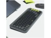 Tipkovnica brezžična + Bluetooth Logitech Pop Icon Keys US international | SLO gravura grafitna (920-013071)