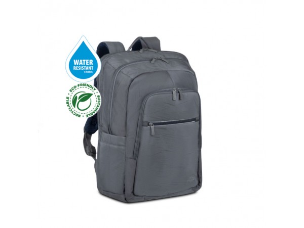 Nahrbtnik za notesnik 43,9 cm (17,3″) RivaCase iz vodoodpornega materiala siv (7596 GREY)