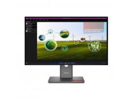 Monitor Lenovo 68,6 cm (27,0") P27Q-40 2560x1440 120Hz IPS 4ms HDMI DisplayPort DP-Out 3xUSB3.2 USB-C-Out Pivot DCI-P3-98% HDR10 ThinkVision Monitor Lenovo 68,6 cm (27,0") P27Q-40 2560x1440 120Hz IPS 4ms HDMI DisplayPort DP-Out 3xUSB3.2 USB-C-Out Pivot DCI-P3-98% HDR10 ThinkVision