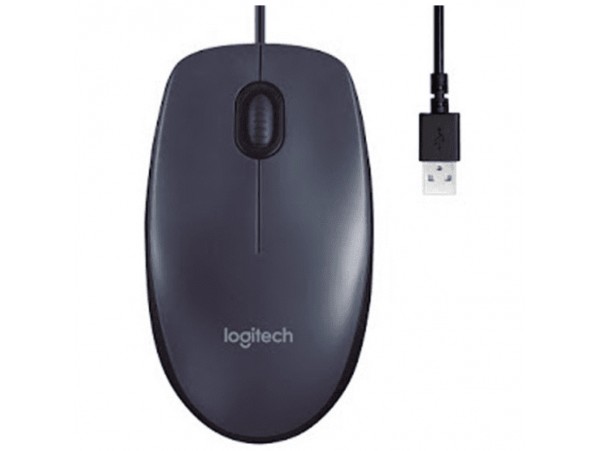 Miš Logitech USB M100 črna 1000DPI (910-006652)