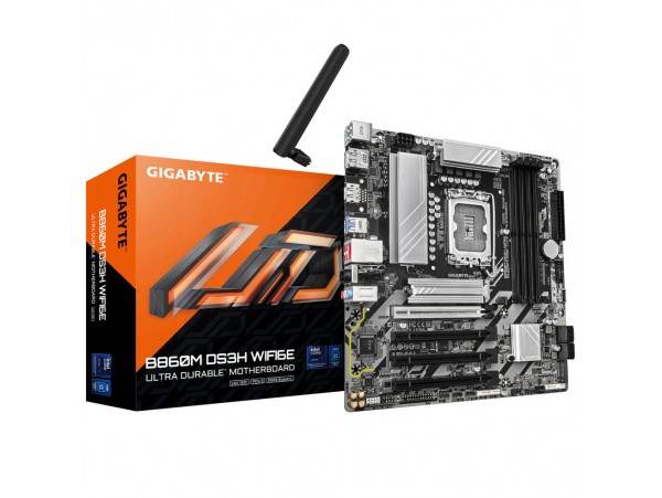 Osnovna plošča LGA1851 GigaByte B860M DS3H WiFi6E microATX HDMI 2xDisplayPort