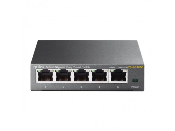 STIKALO 5-PORT TP-Link Easy Smart 100/1000 (TL-SG105E)