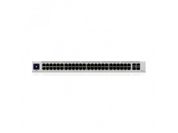 STIKALO 48-PORT 4x SFP UbiQuiti UniFi 100/1000 1000 PoE Managed Rack (USW-48-POE)