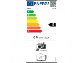 TV sprejemnik Hisense 55,0" 139,7 cm 55E7Q 3840x2160 QLED SMART Vidaa 3xHDMI 2xUSB BT WiFi RJ45 HDR10+