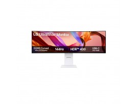 Monitor LG 124,5 cm (49,0") 49U950A-W 5120x1440 Curved 144Hz IPS 5ms 2xHDMI DP USB-C 90W 2xUSB Zvočniki 2x10W  DCI-P3-99% FreeSync Premium PRO HDR10 UltraWide