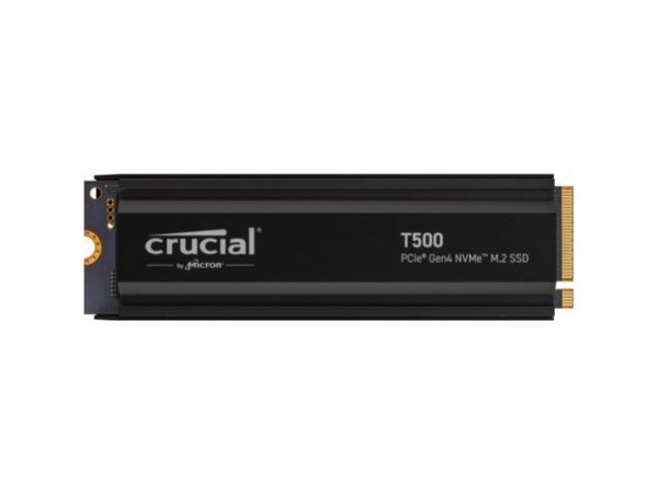 Disk SSD M.2 NVMe PCIe 4.0 2TB Crucial T500 2280 7400/7000MB/s s hladilnikom (CT2000T500SSD5)