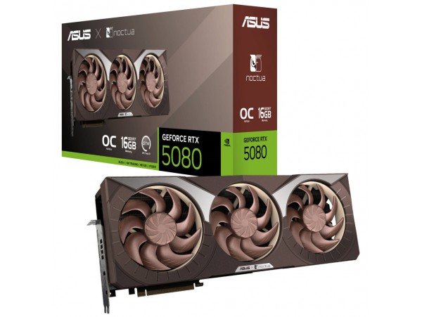 Grafična kartica nVidia RTX5080 Asus Noctua OC Edition - 16GB GDDR7 (90YV0M32-M0NA00)