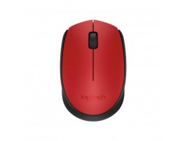 Miš Logitech brezžična optična za notesnike M171 rdeča nano (910-004641)