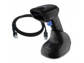 POS Čitalec Brezžični Ročni 2D Datalogic QuickScan QBT2500 s polnilnim stojalom in USB kablom Digimarc BT (QBT2500-BK-BTK1)