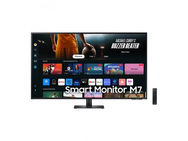 Monitor Samsung 109,2 cm (43,0") S43DM702UU 3840x2160 Smart TV Tizen VA 4ms 2xHDMI USB-C 65W USB Zvočniki 2x10W  NTSC72% BT WiFi HDR10 Smart M7