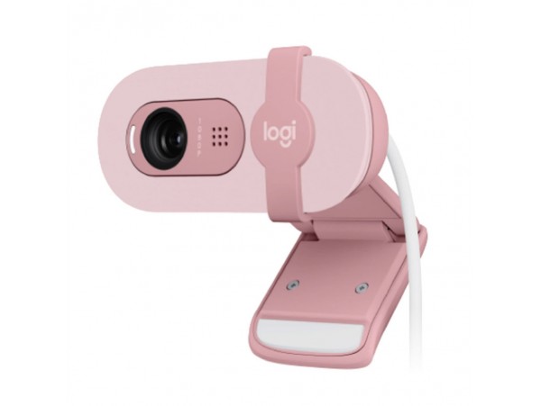 Spletna kamera Logitech Brio 100 2MP FHD 30FPS 58° USB-A roza pokrov za lečo (960-001623)