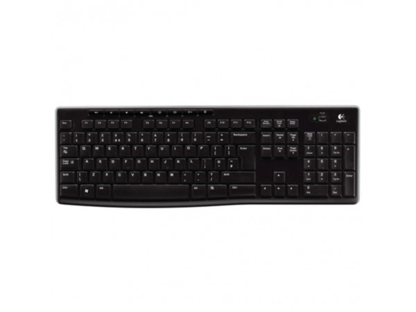 Tipkovnica brezžična Logitech K270 US international | SLO gravura črna (920-003738)