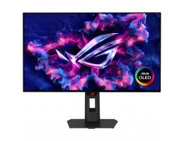 Monitor Asus 68,6 cm (27,0") XG27AQWMG 2560x1440 Gaming 280Hz OLED 0,03ms 2xHDMI DisplayPort 2xUSB3.2 HAS  DCI-P3-99% FreeSync Premium PRO G-Sync Compatible HDR10 ROG Strix