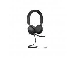 Slušalke žične Jabra naglavne z mikrofonom USB-C/USB-A Evolve2 40 SE MS stereo črne (24189-999-799)