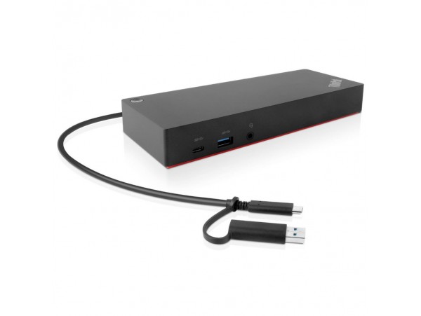 Priklopna postaja USB-C/A => Lenovo ThinkPad Hybrid 2xHDMI 2xDisplayPort 2xUSB3.2 Gen2 2xUSB2.0 1xUSB-C 1xRJ45 - (40AF0135EU)