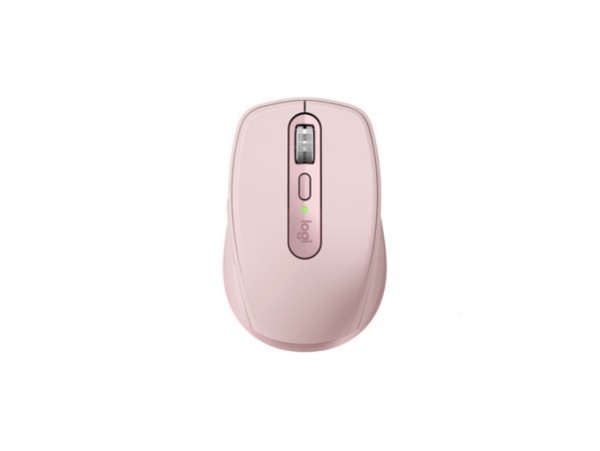 Miš Bluetooth za notesnike Logitech MX Anywhere 3S Unifying Darkfield 4000DPI polnilna roza (910-006931)