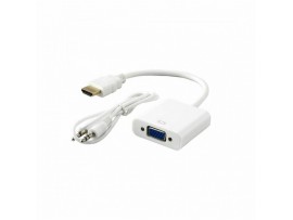 Adapter HDMI (m) => VGA (ž) 15cm SBOX aktivni