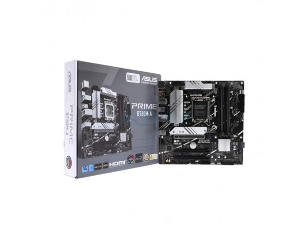 Osnovna plošča 1700 Asus PRIME B760M-A-CSM microATX 2xHDMI 2.1 1xDisplayPort 1.4