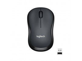 Miš brezžična za notesnike Logitech M220 silent črna (910-004878)